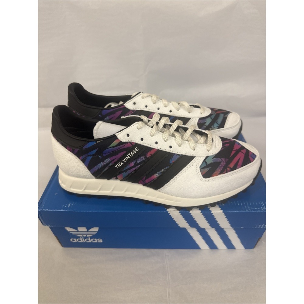Adidas Sneakers Women 6.5 TRX Vintage Multi-Color White Black New Without Box